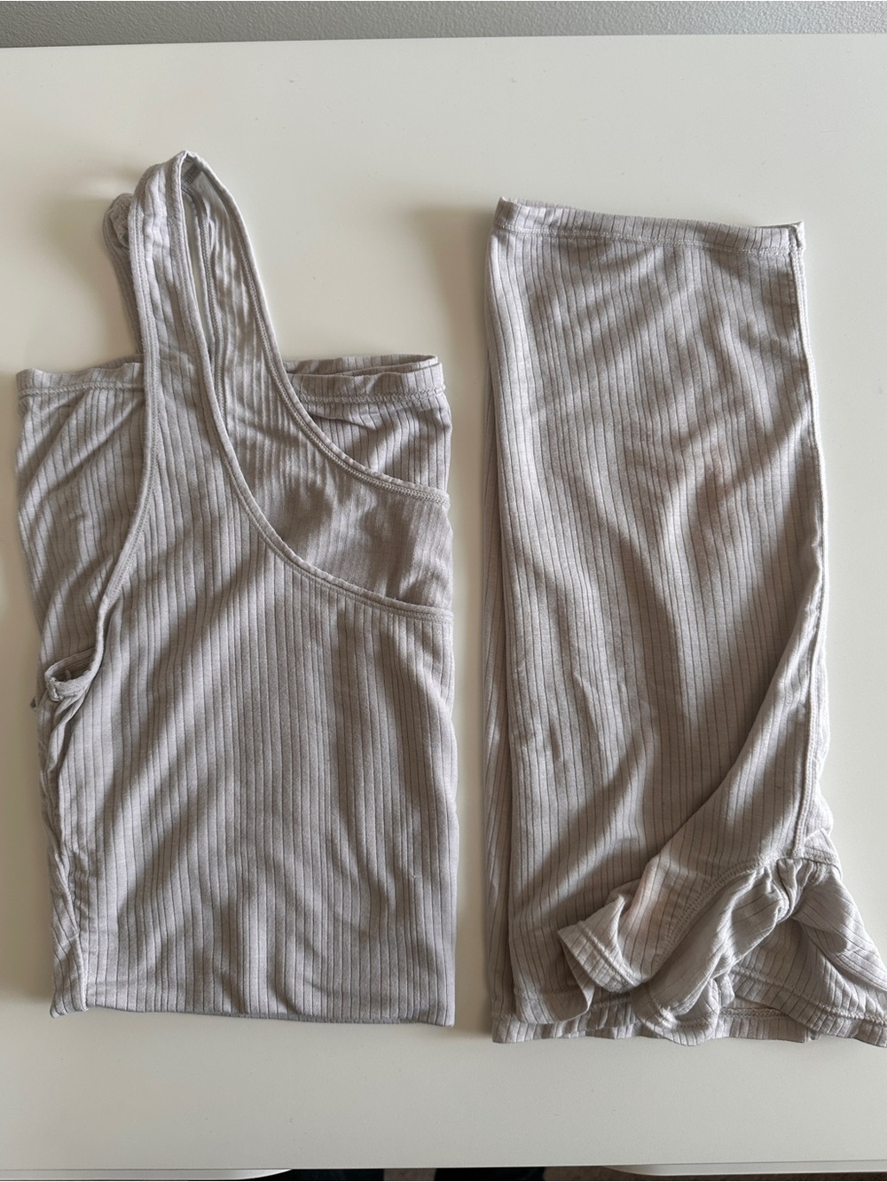 Negative Underwear set (boxer and tank) in “Moon”